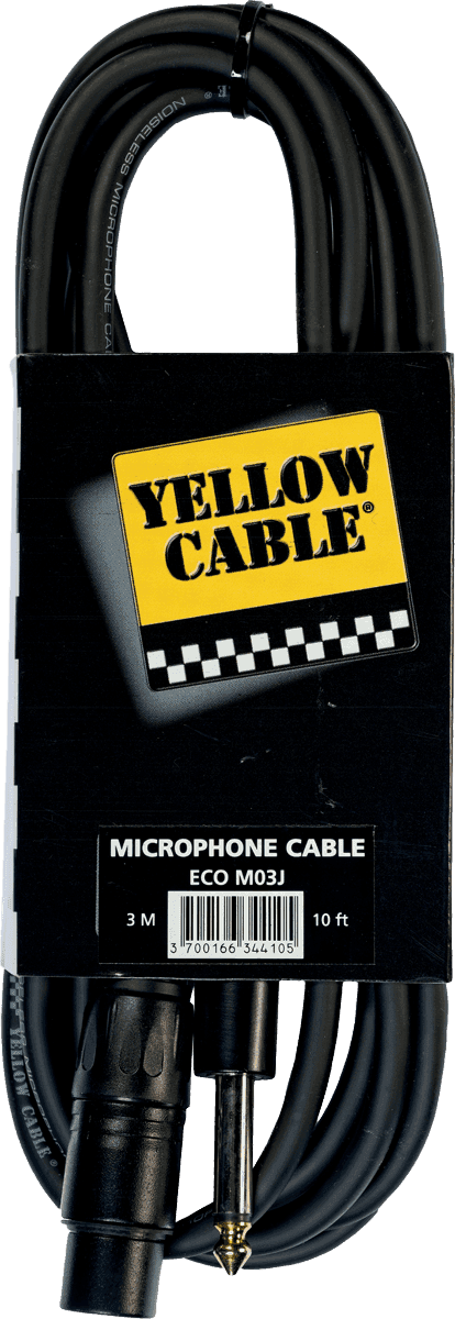 1/4 jack to female xlr cable 10ft/3m