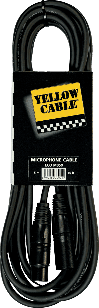 Xlr to female xlr cable 16ft/5m