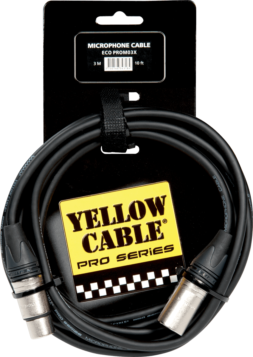 Neutrick female xlr to xlr cable 10ft/3m
