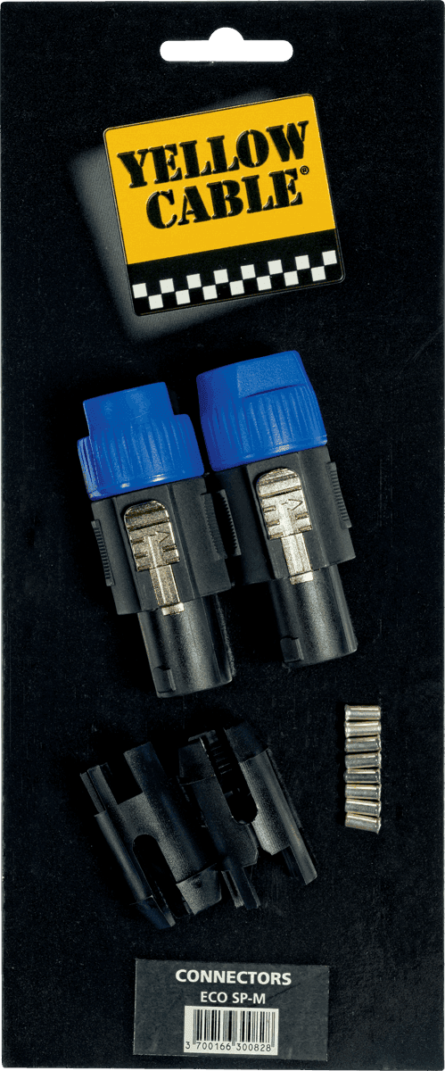 4 poles Speakon plug set of 2