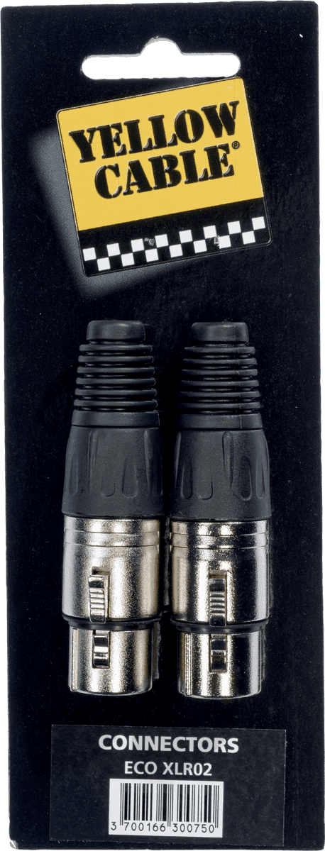 Female xlr plug set of 2