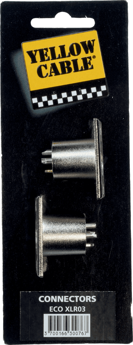 male xlr socket set of 2