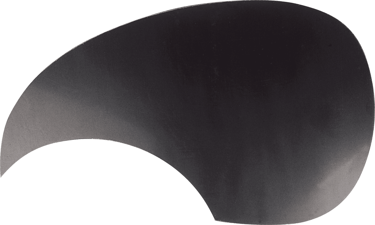 Black teardrop folk pickguard