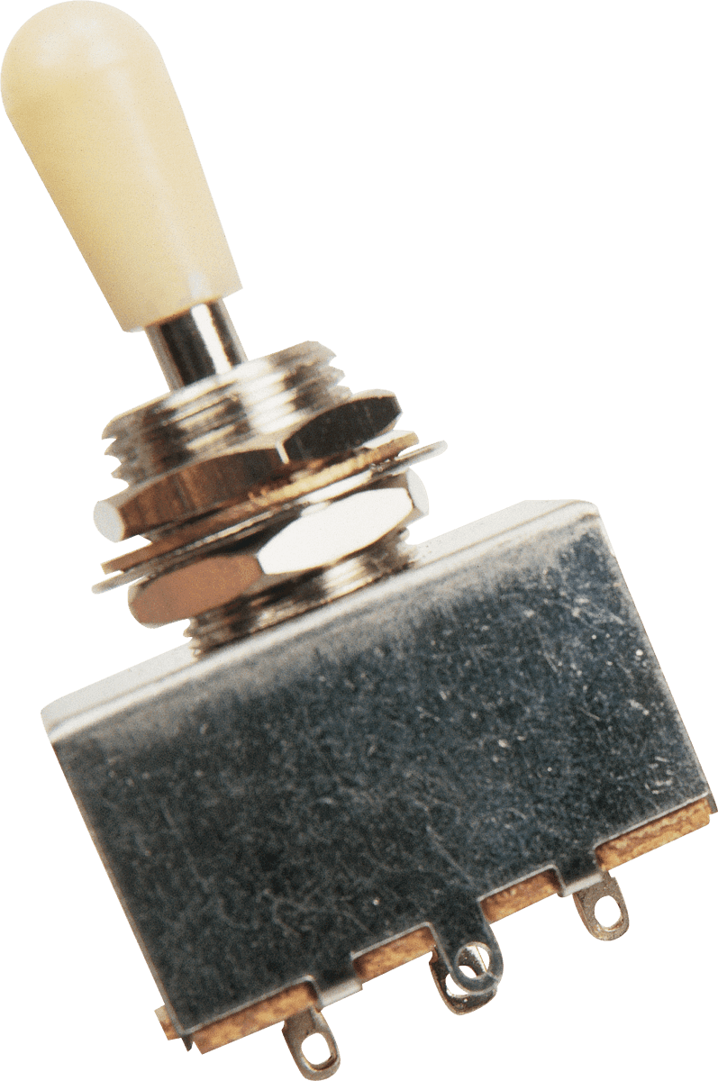 3-position switch Les Paul® type white button