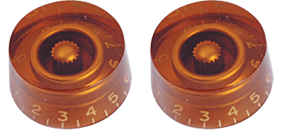 Les Paul® type potentiometer knobs - gold - set of 2